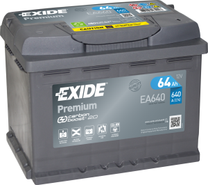  64Ah 640A 12V Akumulator EXIDE PREMIUM EA640