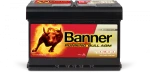  70Ah 760A 12V Akumulator Banner  RUNNING BULL AGM