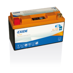  3Ah 190A 36Wh 12V Akumulator Motocyklowy EXIDE Li-Ion ELT9B