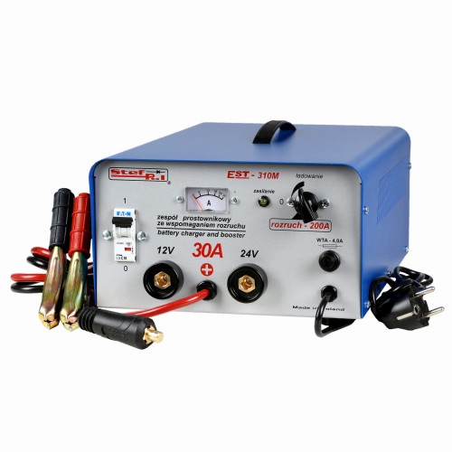 Zespół Prostownikowy Stef-Pol EST – 310M (12V/24V/30A) 200A rozruchowy