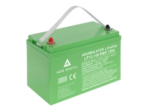 100Ah 12V 150A Akumulator AZO LiFePO4 LP12-100 BT BBW