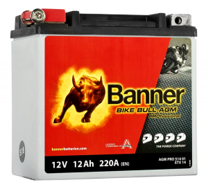 12Ah 220A 12V Akumulator BANNER Bike Bull AGM PROfessional AGM PRO 514 01 