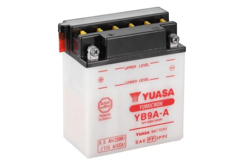 Motocyklowy akumulator 9,5Ah/9Ah 115A [EN] YUASA YuMicron 12V YB9A-A