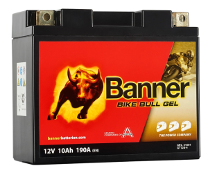  10Ah 190A 12V Akumulator BANNER Bike Bull GEL 510 01
