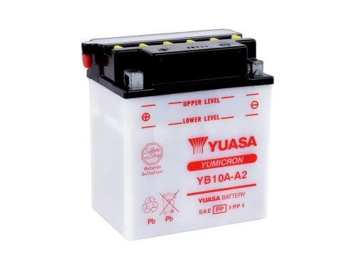 Motocyklowy akumulator 11,6Ah/11Ah 120A [EN] YUASA YuMicron 12V YB10A-A2