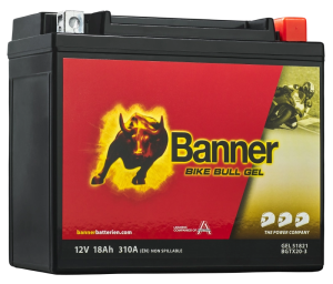 18Ah 310A 12V Akumulator BANNER Bike Bull  GEL 518 21