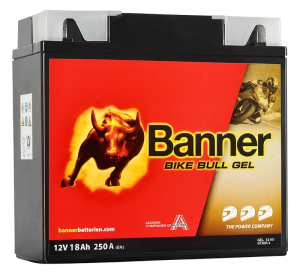  18Ah 250A 12V Akumulator BANNER Bike Bull  GEL 521 01