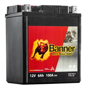   6Ah 100A 12V Akumulator BANNER Bike Bull  AGM 506 14