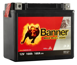  10Ah 160A 12V Akumulator BANNER Bike Bull  AGM 510 12