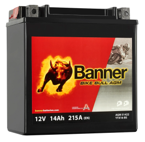  14Ah 215A 12V Akumulator BANNER Bike Bull  AGM 514 22