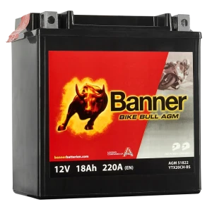  18Ah 220A 12V Akumulator BANNER Bike Bull  AGM 518 22