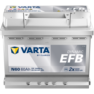  60Ah 640A 12V Akumulator EFB Varta Dynamic (560500064) N60