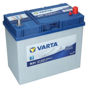45Ah  330A 12V Akumulator  Varta Blue Dynamic (VBLU45) B31 P+ JAPAN