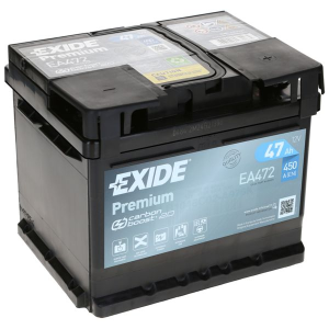  47Ah 450A 12V Akumulator EXIDE PREMIUM EA472