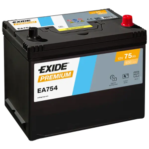  75Ah 630A 12V Akumulator EXIDE PREMIUM EA754