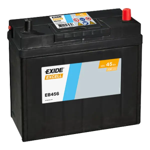 45Ah 330A 12V Akumulator  EXIDE EXCELL  EB456