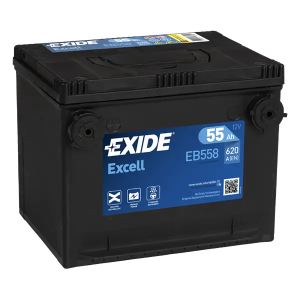  55Ah 620A 12V Akumulator EXIDE EXCELL EB558