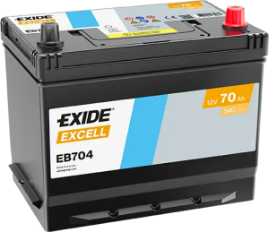  70Ah 540A 12V Akumulator EXIDE EXCELL EB704