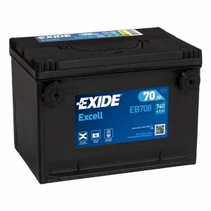 70Ah 740A 12V Akumulator EXIDE EXCELL EB708