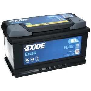  80Ah 700A 12V Akumulator EXIDE EXCELL EB802