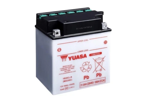Motocyklowy akumulator 31,6Ah/30Ah 300A [EN] YUASA YuMicron 12V YB30CL-B