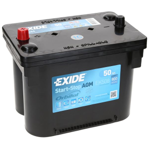 50Ah 800A 12V Akumulator EXIDE AGM EK508