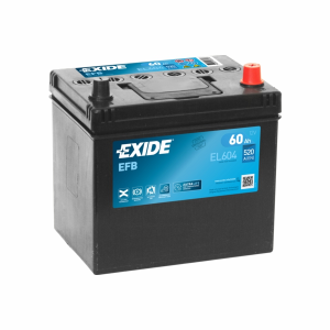  60Ah 520A 12V Akumulator EFB EXIDE EL604