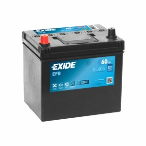  60Ah 520A 12V Akumulator EXIDE EFB EL605 