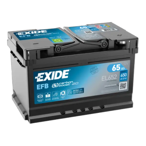  65Ah 650A 12V Akumulator EXIDE EFB EL652 