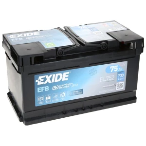  75Ah 730A 12V Akumulator EXIDE EFB EL752