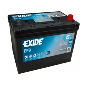 75Ah 750A 12V Akumulator EXIDE EFB EL754