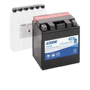 12Ah 210A 12V Akumulator Motocyklowy EXIDE AGM ETX14AH-BS  