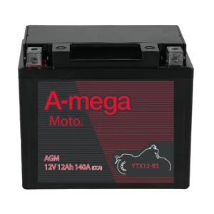   12Ah 140A 12V Akumulator motocyklowy A-Mega MOTO YTX12-BS