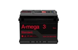 55Ah 480A 12V Akumulator A-Mega STANDARD M3 6CT-55-A3