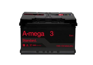 73Ah 640A 12V Akumulator A-Mega STANDARD M3 6CT-73-A3