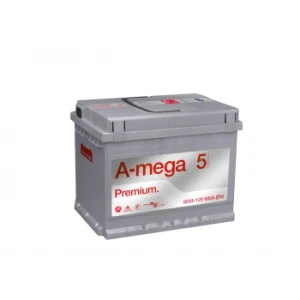 60Ah 600A 12V Akumulator Megatex A-Mega Premium M5 6CT-60-A3