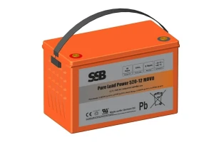108Ah 12V SSB Battery Pure Lead Power 520-12 M8V0