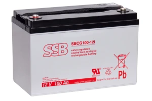100Ah 12V Akumulator SSB Battery SBCG 100-12i