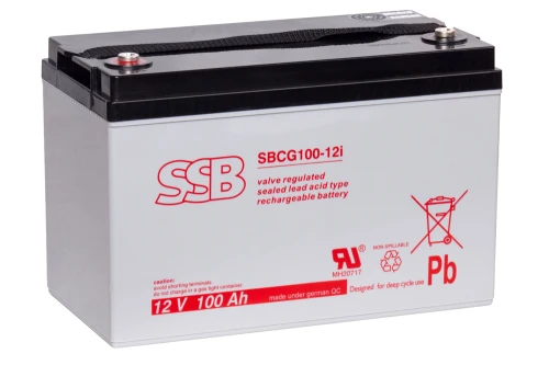 100Ah 12V Akumulator SSB Battery SBCG 100-12i