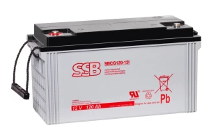 120Ah 12V Akumulator SSB Battery SBCG 120-12i