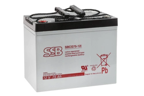 75Ah 12V Akumulator SSB Battery SBCG 75-12i