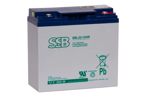22Ah 12V Akumulator SSB Battery SBL 22-12HR V0