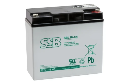 18Ah 12V Akumulator SSB Battery SBL 18-12i