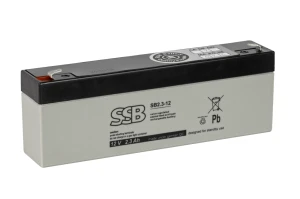 2,3Ah 12V Akumulator SSB Battery SB 2,3-12