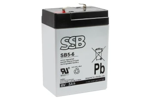 5Ah 6V Akumulator SSB Battery SB 5-6