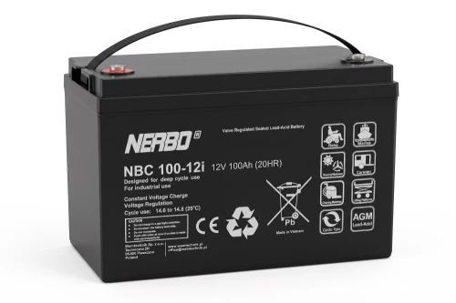 100Ah 12V Akumulator NERBO NBC 100-12