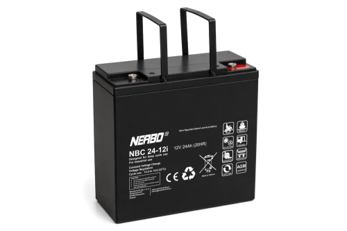 24Ah 12V Akumulator NERBO NBC 24-12i