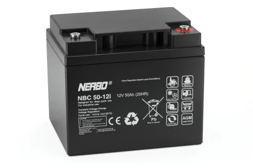 50Ah 12V Akumulator NERBO NBC 50-12i