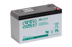 7,2Ah 12V Akumulator SSB Battery SBL 7,2-12