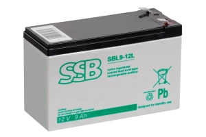 9Ah 12V Akumulator SSB Battery SBL 9-12L